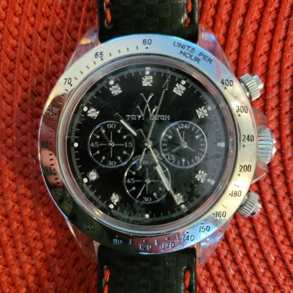 Vintage Ladies Toy Watch with Rhinestones - Picture 1 of 4
